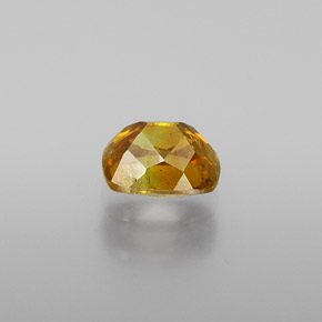 Esfalrita Dorado amarillo natural de 0.76 ct, Corte Cojín, VS-SI