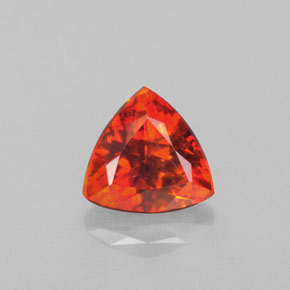 Esfalerita naranja natural de 1,82 ct, trillón, VS