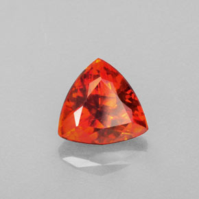 Esfalerita naranja natural de 1,82 ct, trillón, VS