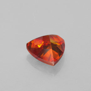 Esfalerita naranja natural de 1,82 ct, trillón, VS