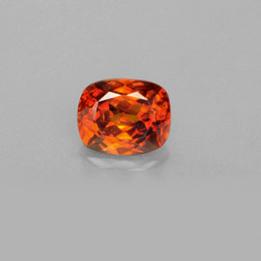 Esfalrita Naranja rojizo natural de 1.97 ct, Corte Cojín, VS