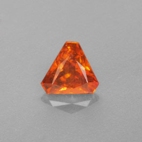 Esfalerita naranja natural de 1,01 ct, forma elegante, VS