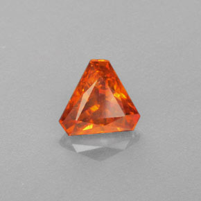 Esfalerita naranja natural de 1,01 ct, forma elegante, VS