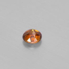 Esfalrita Naranja natural de 0.40 ct, Corte Redondo, VS