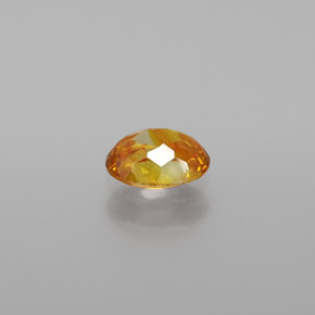 Esfalerita oro natural de 0,71 ct, corte óvalo, VS