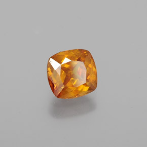 Esfalrita Dorado amarillo natural de 1.03 ct, Corte Cojín, VS