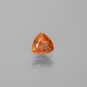 Esfalrita Naranja rojizo natural de 0.51 ct, Trillón, VS