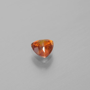 Esfalrita Naranja rojizo natural de 0.51 ct, Trillón, VS