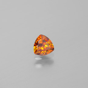 Esfalerita naranja natural de 0,49 ct, trillón, VS