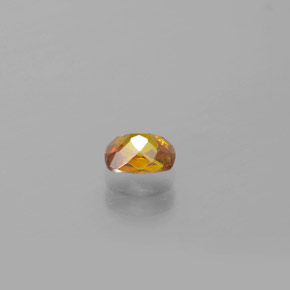 Esfalerita amarillo natural de 0,52 ct, corte cojín, VS
