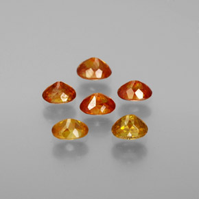 Gemas de Esfalrita Dorado amarillo natural de  ct, Corte Óvalo, VS