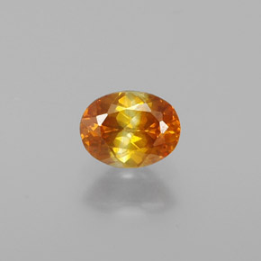 Esfalrita Dorado amarillo natural de 0.74 ct, Corte Óvalo, VS