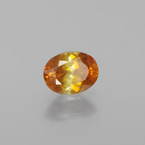 Esfalrita Dorado amarillo natural de 0.74 ct, Corte Óvalo, VS