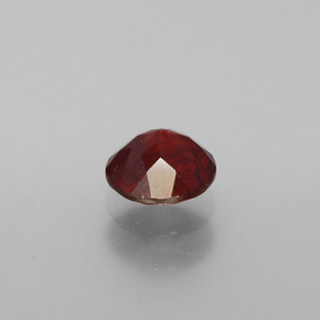 Esfalerita naranja natural de 0,84 ct, corte redondo, VS-SI