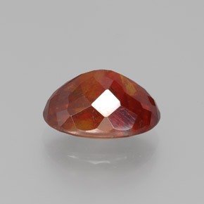 Esfalrita Naranja rojizo natural de 3.91 ct, Corte Óvalo, SI