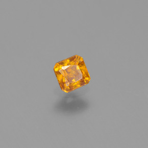 Esfalerita oro natural de 0,30 ct, corte esmeralda, VS