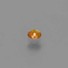 Esfalerita oro natural de 0,20 ct, corte redondo, VS