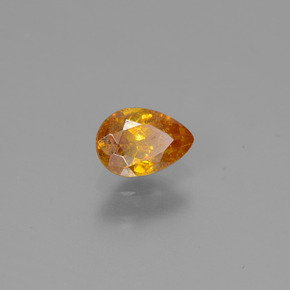 Esfalerita oro natural de 0,47 ct, en forma de pera, VS