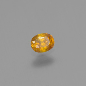 Esfalerita oro natural de 0,20 ct, corte óvalo, VS