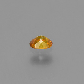 Esfalerita oro natural de 0,20 ct, corte óvalo, VS