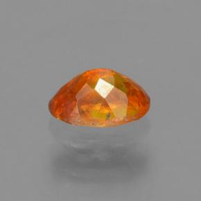 Esfalerita naranja natural de 0,37 ct, corte óvalo, VS-SI