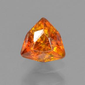 Esfalerita naranja natural de 0,50 ct, trillón, VS-SI