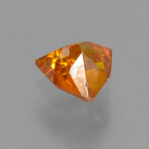 Esfalerita naranja natural de 0,50 ct, trillón, VS-SI