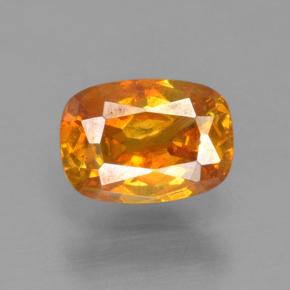 Esfalerita oro natural de 0,54 ct, corte cojín, VS-SI