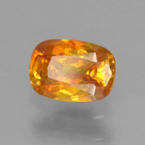 Esfalerita oro natural de 0,54 ct, corte cojín, VS-SI