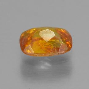 Esfalerita oro natural de 0,54 ct, corte cojín, VS-SI