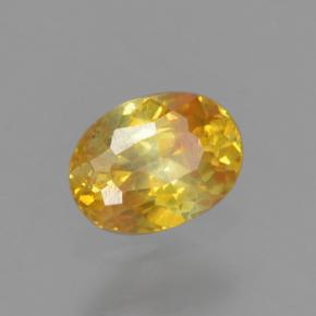 Esfalrita Dorado amarillo natural de 0.22 ct, Corte Óvalo, VS-SI