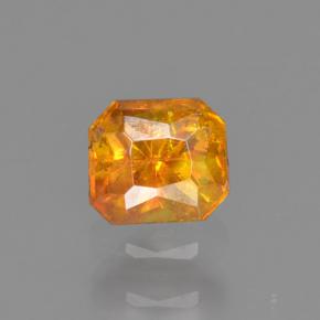 Esfalerita amarillo natural de 0,35 ct, corte esmeralda, VS-SI