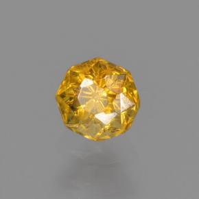 Esfalrita Dorado amarillo natural de 0.37 ct, corte esmeralda, VS-SI