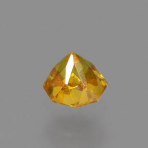 Esfalrita Dorado amarillo natural de 0.37 ct, corte esmeralda, VS-SI