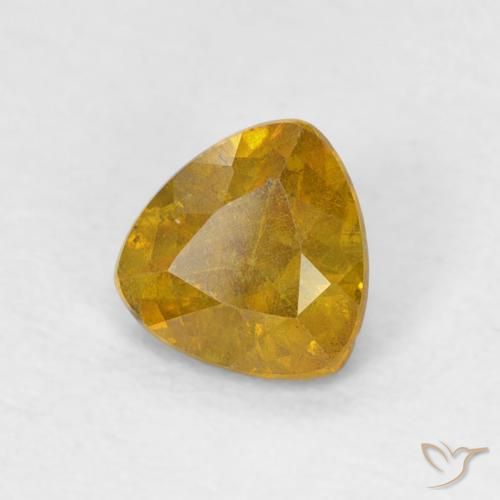 Esfalrita Dorado marrón natural de 0.53 ct, Trillón, SI-I1