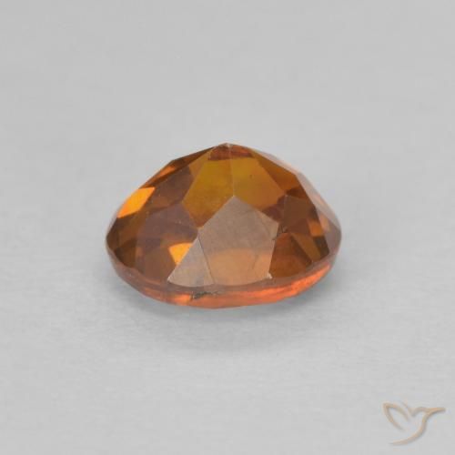 Esfalrita Naranja oscuro natural de 0.93 ct, Ovalada, SI-I1