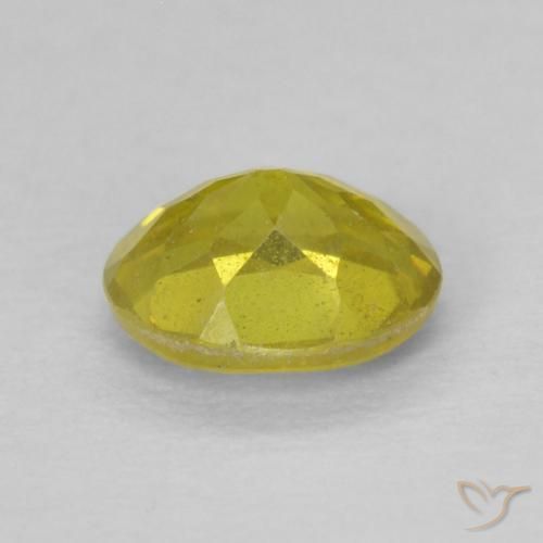 Esfalrita Amarillo medio natural de 0.59 ct, Ovalada, VS-SI