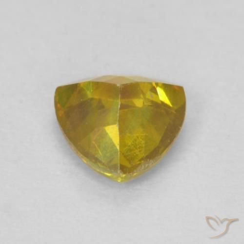 Esfalrita Naranja dorado natural de 0.45 ct, Trillón, VS-SI