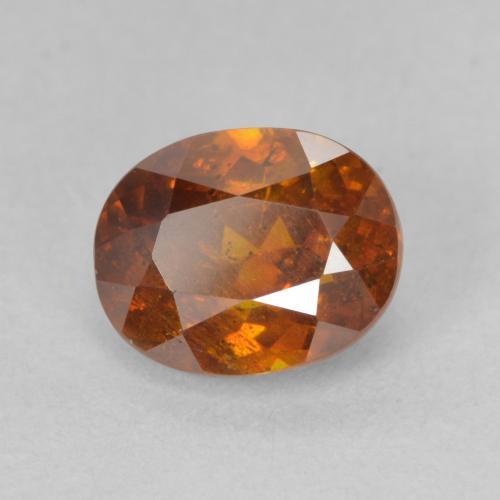 Esfalrita Naranja oscuro natural de 2.17 ct, Ovalada, SI-I1