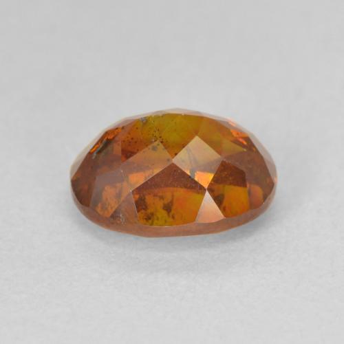 Esfalrita Naranja oscuro natural de 2.17 ct, Ovalada, SI-I1