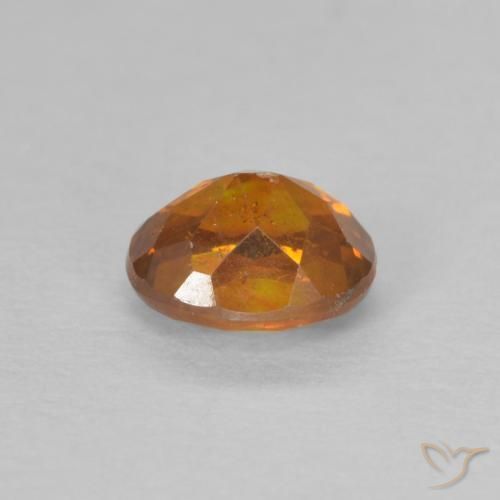 Esfalrita Marrón naranja natural de 0.68 ct, Ovalada, SI-I1