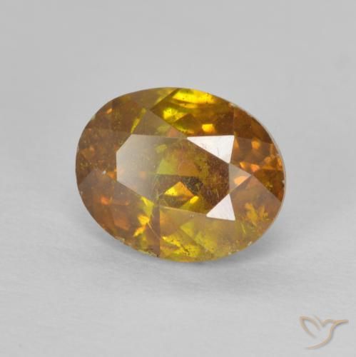 Esfalrita Oro natural de 2.05 ct, Ovalada, SI-I1