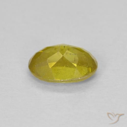 Esfalrita Amarillo medio natural de 0.72 ct, Ovalada, SI-I1