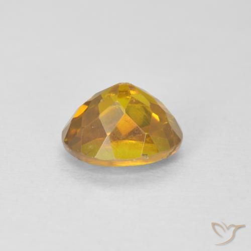 Esfalrita Naranja dorado natural de 1.00 ct, Ovalada, SI-I1