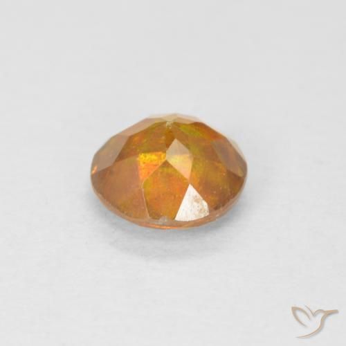 Esfalrita Marrón-oro natural de 0.95 ct, Redondo, SI-I1