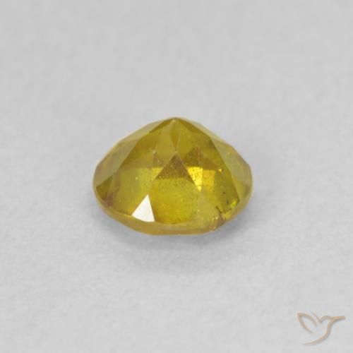 Esfalrita Oro natural de 0.77 ct, Redondo, VS-SI