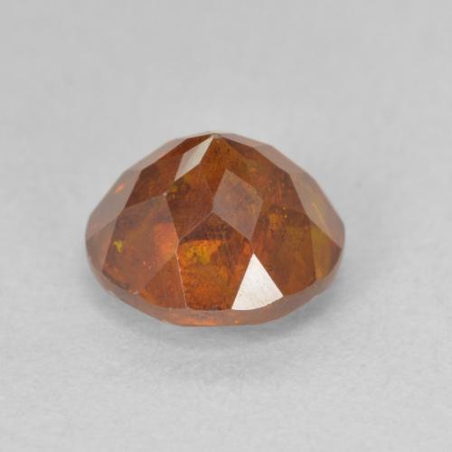Esfalrita Naranja rojizo natural de 2.05 ct, Redondo, SI