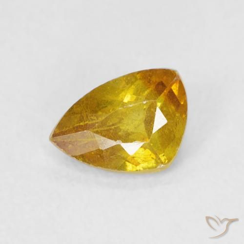 Esfalrita Amarillo dorado natural de 0.55 ct, Elegante, SI