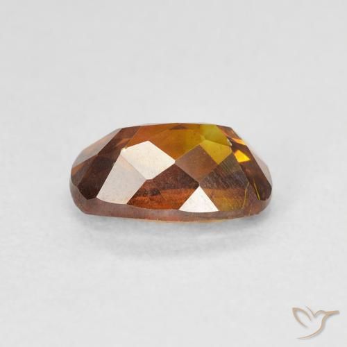 Esfalrita Naranja oscuro natural de 1.46 ct, Forma Cojín, SI