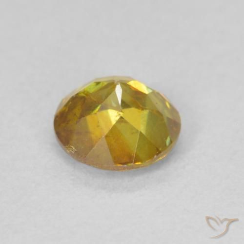 Esfalrita Marrón-oro natural de 0.81 ct, Redondo, SI